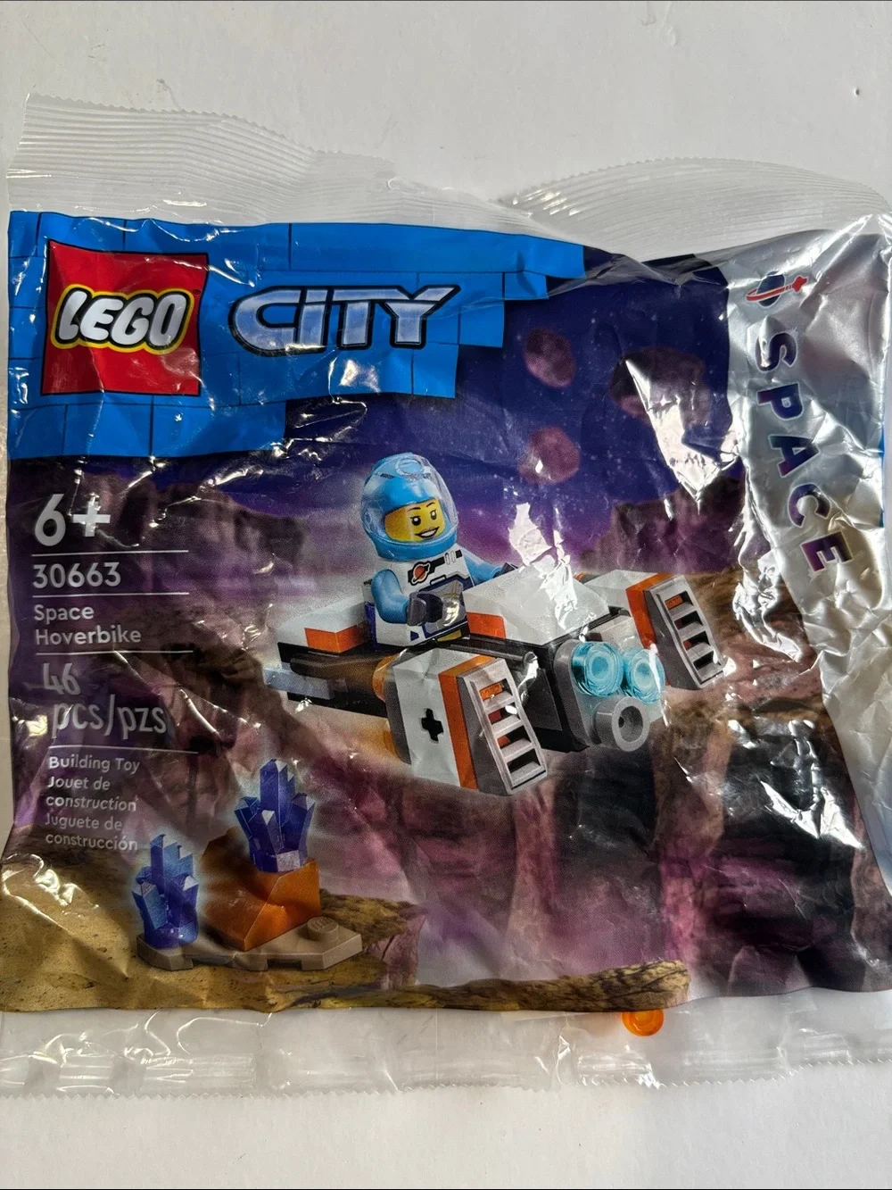 LEGO 30663 Space Hoverbike Lego City Polybag LEGO City Space Lego Astronaut NEW